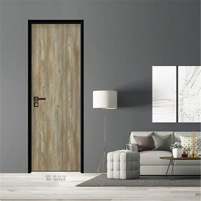 Portes d'extérieur en bois insonorisées de grain, bois moderne Front Door de 45mm